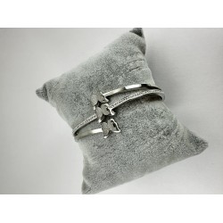 Gümüş Taşlı Kelebek Bileklik 